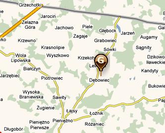 ZAŁĄCZNIK NR 5 Mapa zagrożeń działania azbestu gmina Lelkowo Legenda: - nagromadzenie płyt azbestowo cementowych w ilości < 2 000 m