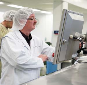 Wszystkie te urządzenia są połączone poprzez oprogramowanie ProdX rozwiązanie do zarządzania danymi z oferty METTLER TOLEDO. Zmniejszyliśmy straty produktu z 3 do 0,9 procent.