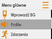 Konfiguracja dźwięków ostrzeżeń odbiornika (c.d.) Postępuj zgodnie z instrukcjami, aby wybrać swój profil dźwięku.