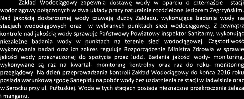 naturalnie rozdzielone Jeziorem Zegrzynskim.