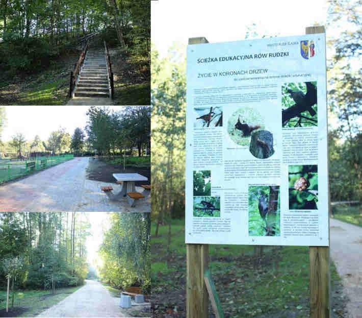 ul. Bujoczka wykonany został plac zabaw dla dzieci, nie zabrakło też drobnej architektury - ławek, koszy na śmieci, stolików do gry.