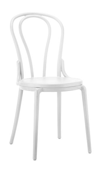 klasykę designu - gięty styl nadaje oryginalności krzesłu.