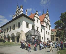 Spišský hrad Levoča Hervartov znużonych hałasem dużych miast.