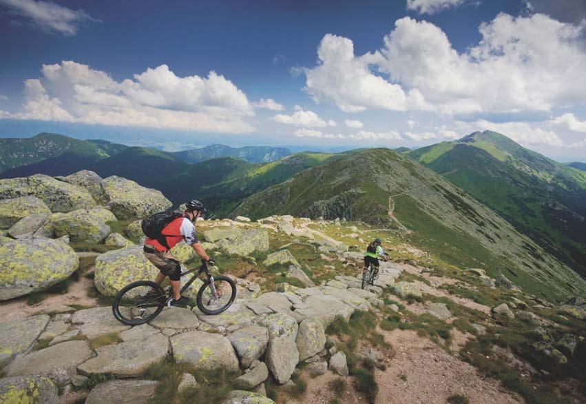 Nízke Tatry Rowerem przez Słowację Nízke Tatry Na łonie słowackiej przyrody, która oferuje ogromną ilość fascynujących i niezwykłych przeżyć, z siodełka jednego z najbardziej ekologicznych środków