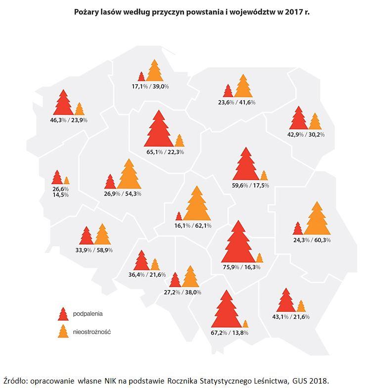 Źródło: NIK Przypomnijmy, że Państwowa Straż Pożarna nie posiada w swojej dyspozycji jakichkolwiek samolotów czy śmigłowców, służących m.in. do gaszenia pożarów.