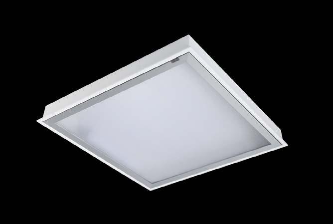 GT CLEN LED tunable white E Oprawa do wbudowania, przeznaczona do pomieszczeń czystych Wysoki poziom ochrony przed wnikaniem pyłu i wody Wyposażona w