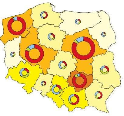 6. Ochrona środowiska W zakresie ochrony środowiska działania są skierowane szczególnie na ochronę wód i powietrza, ochronę ziemi i gleb. Pobór wody na potrzeby gospodarki narodowej i ludności w 28 r.