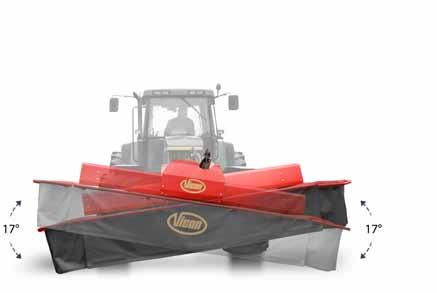 EXTR 328F-332F-332XF VICON 13 Unikalny ślimak formuje prostokątny oraz napowietrzony pokos.