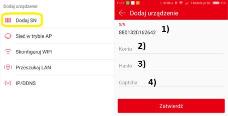 Po utworzeniu konta należy się zalogować za pomocą utworzonego konta.