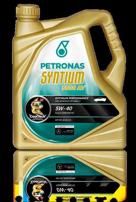 3000 AV PETRONAS Syntium 3000 AV o niskim poziomie popiołów, w pełni syntetyczny olej, posiadający cechy Fuel Economy, pozwalające na obniżenie zużycia paliwa.