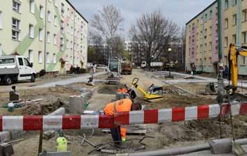 4 Inwestycje Duże zmiany na os. Kolorowym Modernizacja infrastruktury drogowej na os. Kolorowym rozpoczęła się pod koniec minionego roku.