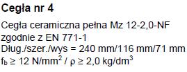Rozmiar pręta Średnica otworu [mm] TABELA 7. RODZAJE PODŁOŻY MUROWYCH DLA TABELI 5, 6 Moment dokręcający TABELA 8.