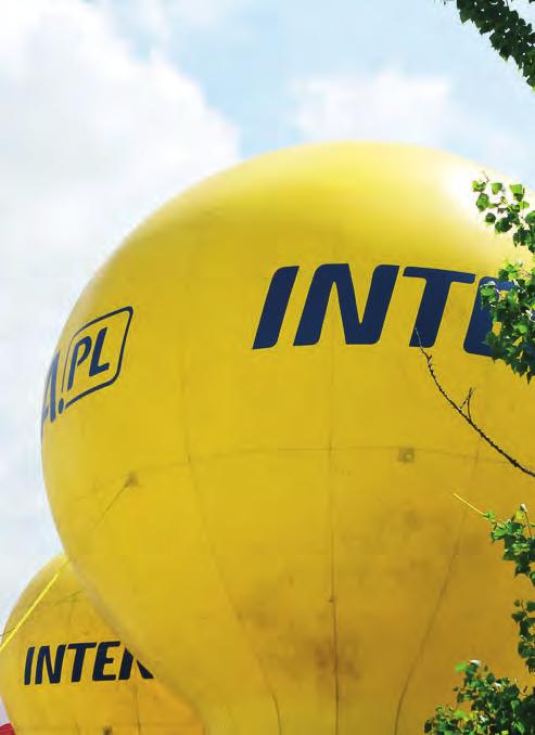 BALON Balon reklamowy na parkingu EXPO