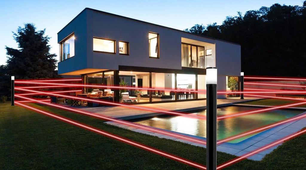 GARDEN i TOWER IR KOLUMNY PODWÓJNA TECHNOLOGIA: PODCZERWIEŃ I MIKROFALE Dostępne w wersji jednokierunkowej i dwukierunkowej