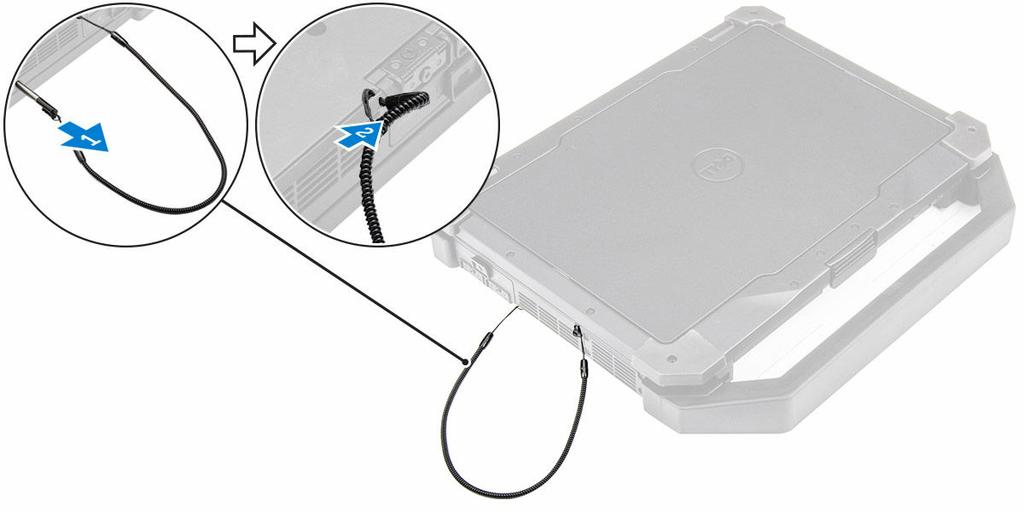 Wymontowywanie i instalowanie komponentów 3 Ta sekcja zawiera szczegółowe instrukcje wymontowywania i instalowania komponentów w komputerze.