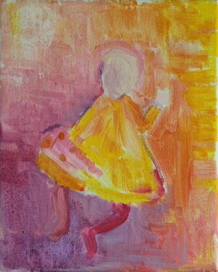na odwrociu olej, płótno 50x70 300,- 43.
