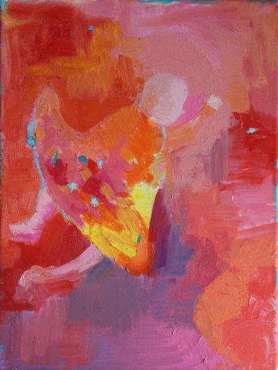 sygn.na odwrociu olej, płótno 30x24.5 300,- 44.