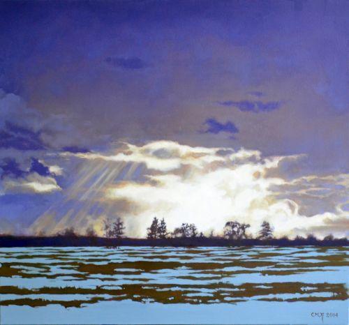 .l.g. akryl, olej, płótno 80x70 400,-