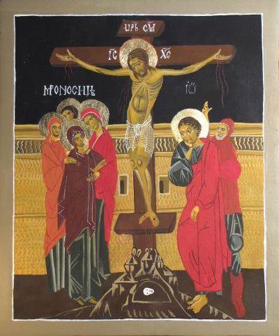 52. Wojciech Kaleta Ikona-Ukrzyżowanie. Owczary XVI w.