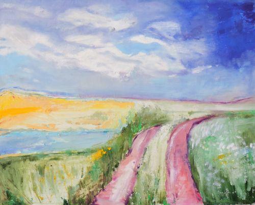 na odwrociu olej, płótno 60x73 300,- 59.
