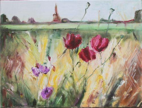 na odwrociu olej, płótno 65x81 300,- 59 60.