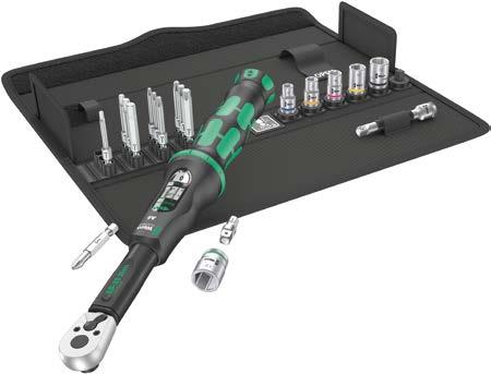 Click-Torque A 6 Set 1 Click-Torque C 3 Set 1 SWITCH TORQUE TOOL ULTRA COMPACT SWITCH TORQUE TOOL ULTRA COMPACT Zestaw 20-częściowy w kompaktowym i wytrzymałym etui tekstylnym niepowodującym