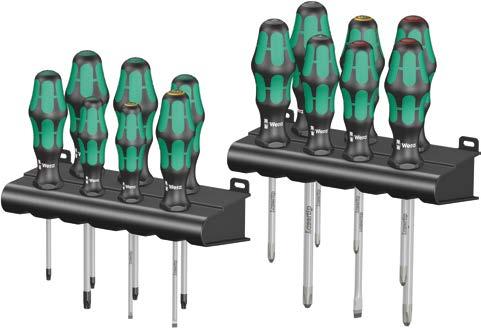 Kraftform Big Pack 300 334/6 Zestaw wkrętaków Kraftform Lasertip + wieszak KRAFTFORM ERGONOMICS LASERTIP ANTI ROLL-OFF BLACK POINT ANTI ROLL-OFF LASERTIP KRAFTFORM ERGONOMICS Kraftform seria 300 z