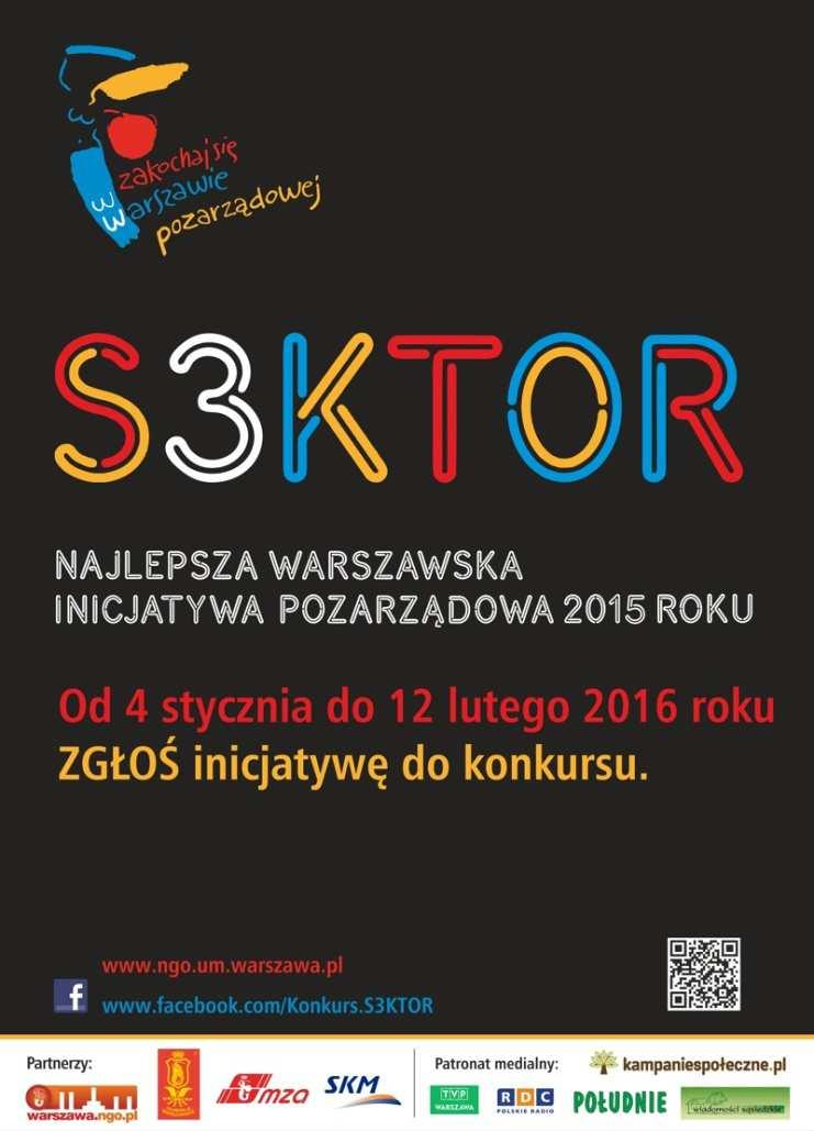 Od 4 stycznia do 12 lutego 2016 roku można zgłosić wybraną inicjatywę do konkursu.