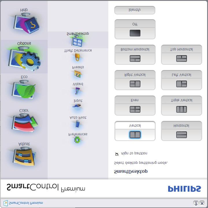3.6 Instrukcja do aplikacji SmartDesktop Aplikacja SmartDesktop Aplikacja SmartDesktop stanowi część pakietu SmartControl Premium.