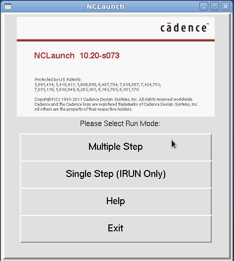 1. Uruchomienie programu NC-Launch Struktura katalogów będzie taka, że dany projekt będzie w jednym katalogu, w którym będą podkatalogi dla różnych narzędzi do symulacji, elaboracji, syntezy i