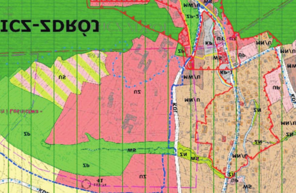 .. UZ-T 3 WYRYS ZE STUDIUM UWARUNKOWAŃ I KIERUNKÓW ZAGOSPODAROWANIA PRZESTRZENNEGO GMINY IWONICZ-ZDRÓJ SKALA 1: 10 000 OZNACZENIA: OZNACZENIA OBOWIĄZUJĄCE GRANICA OBSZARU OBJĘTEGO ZMIANĄ PLANU