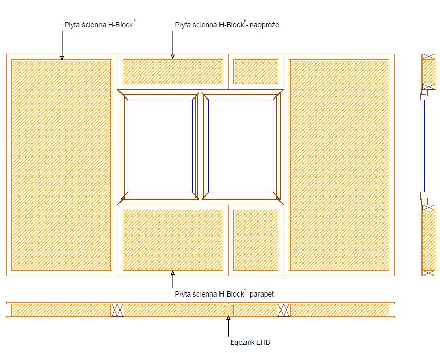 012 Montaż okna (2) 23 Płyta ścienna H-Block Płyta ścienna