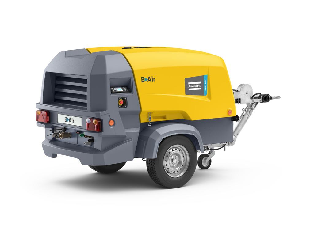 H450 VSD wszechstronność i niskie koszty eksploatacji Sprężarka E-Air H450 VSD jest wyposażona w zespół napędowy własnego projektu Atlas Copco z silnikiem z magnesami stałymi oraz modułem powietrza,