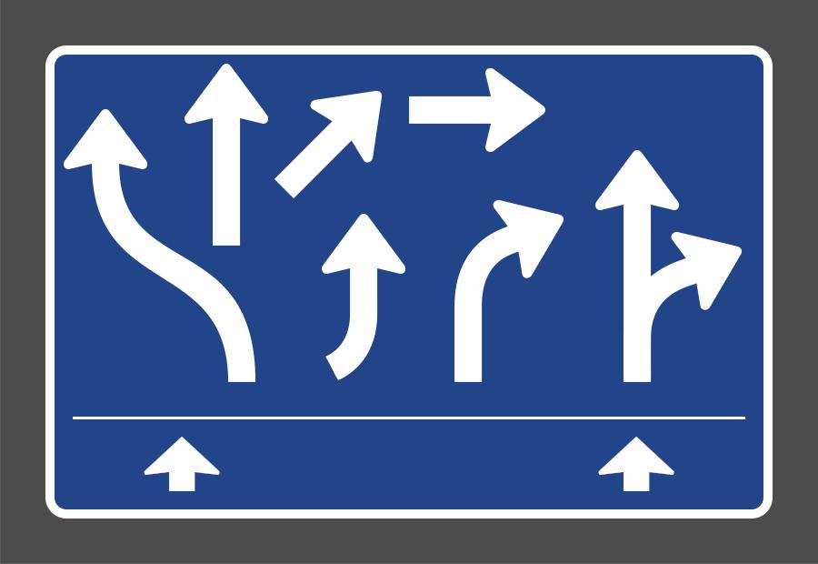4 SYMBOLE GRAFICZNE Oprócz tekstu łacińskiego, w specyfikacji Drogowskaz Classic