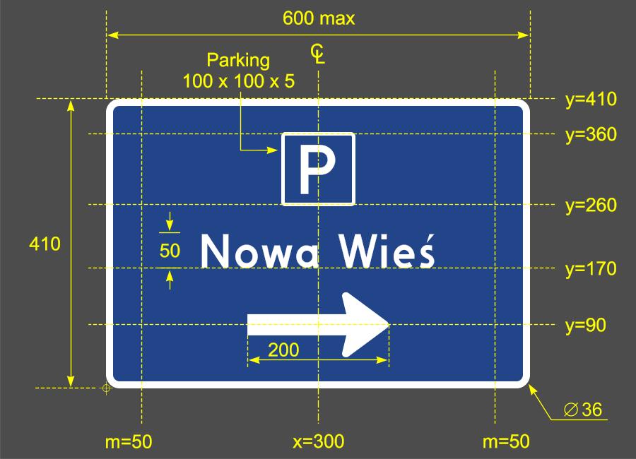 Wzór 7C Znak potwierdzający, stawiany na końcu