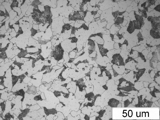 The role of heat-plastic treatment in shaping the structure and mechanical properties... 201 e) 1020 (5 C/s) f) 1020 (0,4 C/s Rys. 5.