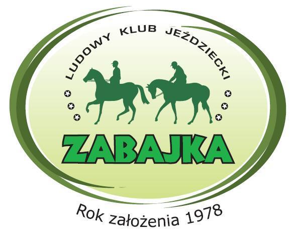LUDOWY KLUB JEŹDZIECKI "ZABAJKA" Zabajka 358 36-060 Głogów Młp. woj. podkarpackie tel. (0-17) 851-77-11 biuro@zabajka.org http://www.zabajka.org NIP: 813 110 02 03; KRS: 0000003258 Konto: Bank Spółdzielczy Głogów Młp.