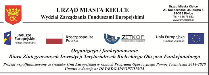 ZFE-II.042.2.7.2018 UMOWA O ŚWIADCZENIE USŁUG zawarta w dniu roku pomiędzy Gminą Kielce z siedzibą: Rynek 1, 25-303 Kielce, NIP 6572617325; reprezentowaną przez:.