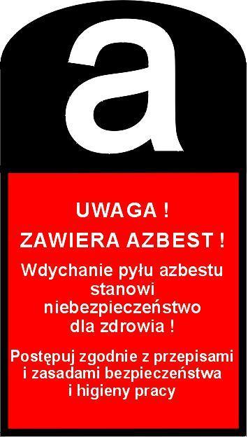 Po demontażu płyt azbestowych każdą wkłada się do grubego foliowego worka.