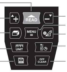 2 MENU W trybie MENU znajduje się także: CRL - możliwość kalibracji dalmierza Bluetooth - włączanie/wyłączanie komunikacji Bluetooth Klawiatura Włącz /