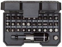12 R3300 5031 SKRZYNKA Z BITAMI 1/4" 32-częściowy Do kontrolowanego luzowania i dokręcania śrub Zintegrowane 30 bitów o popularnym profilu i dwa adaptery nadają się do różnych napędów: magnetyczny