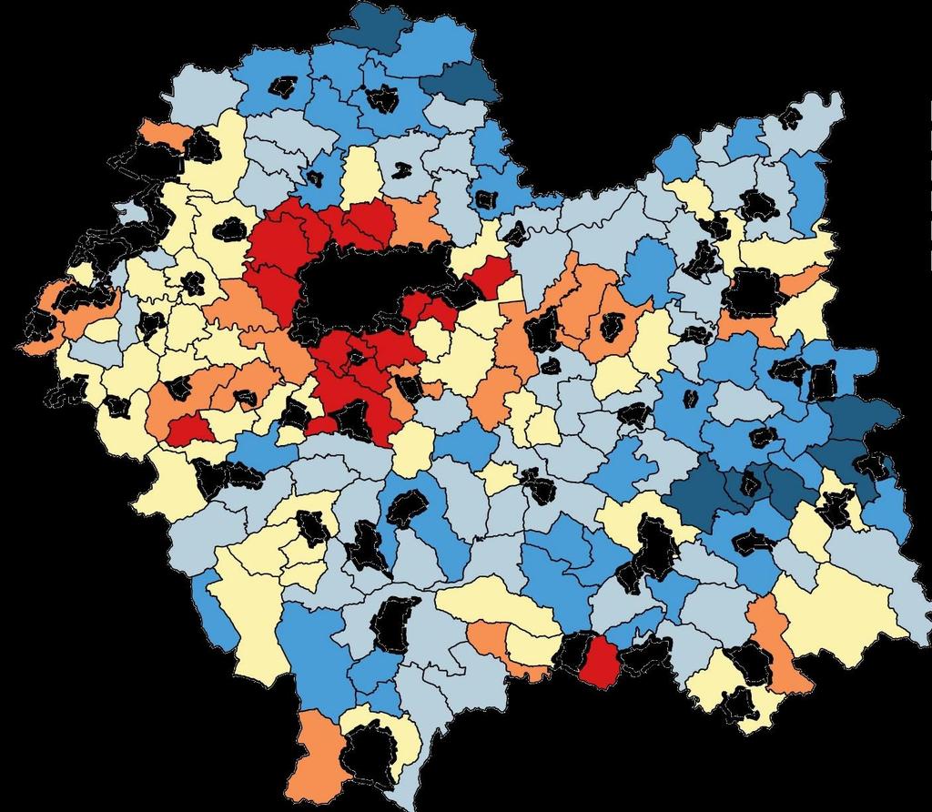 rozwoju miast Syntetyczny wskaźnik poziomu