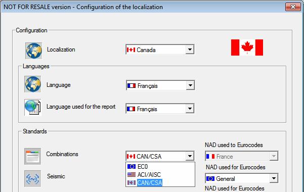 Normy kanadyjskie Generowanie kombinacji System kombinacji, jaki zaimplantowano opisano w Rozdziale 4 normy NBCC 2010 (National Building Canadian Code) oraz załączniku C normy A23.