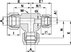 rurki 1 2 1 1 1 2 (ISI 316) (ISI 316) (ISI 316) 1/4 1/8 - HM-C764R-04-02-04-SS 26,9 26,2 - - - - - - - 3/8 1/4 - HM-C764R-06-04-06-SS 30,5 29,0 - - - - - - - 1/2 1/4 -