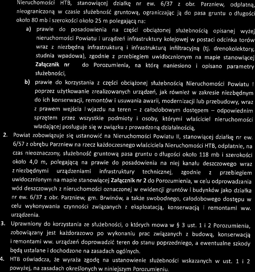 .ip 4. 2 ieruchomości HT, stnowiącej dziłkę nr ew. 6/7 z obr.