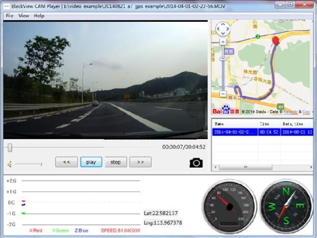 XIV. ODTWARZANIE PRZEJECHANEJ TRASY Odtwarzanie Przejechanej Trasy: Urządzenie za pomocą GPS zapisuje przejechaną trasę oraz prędkość pojazdu.