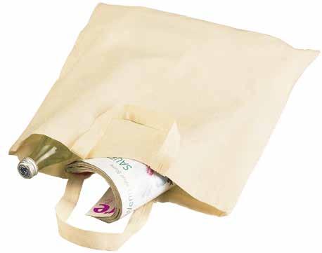 beżowy Około 140 g/m² Mała torba bawełniana LITTLE na zakupy z krótkimi