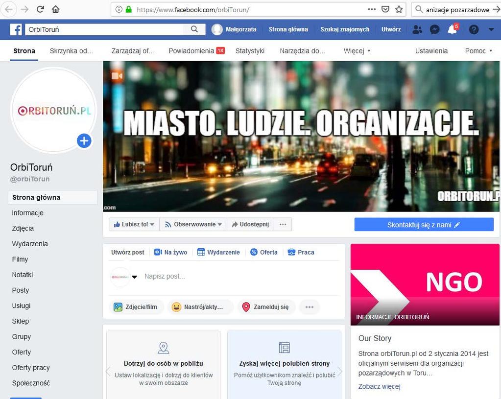 zarządzanie profilem orbitoruń.