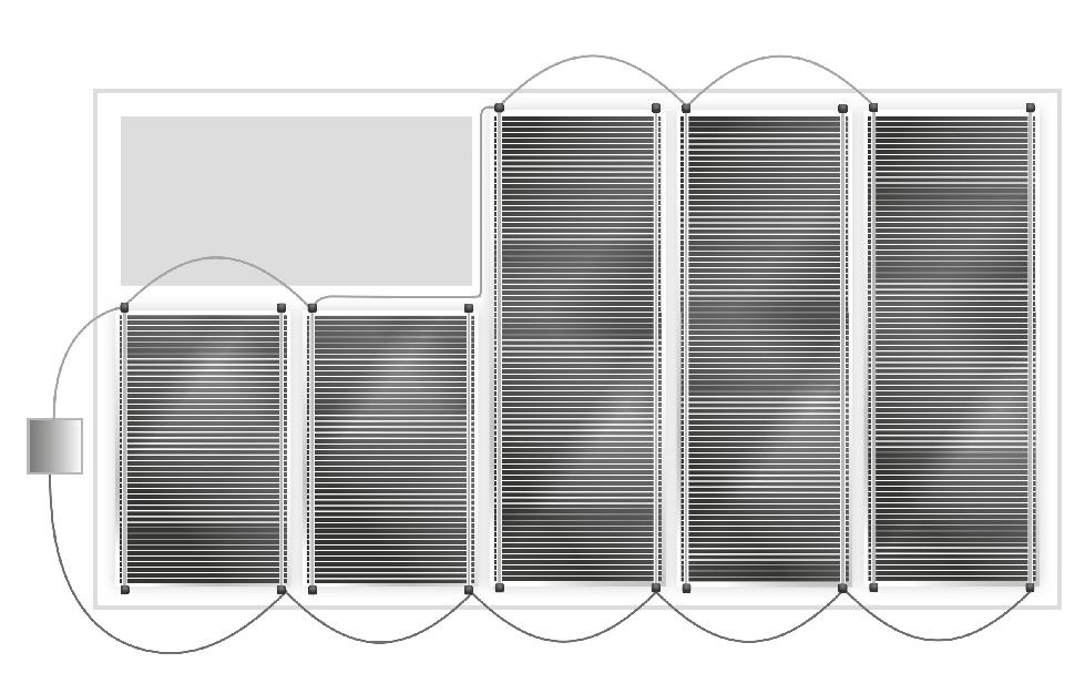 INSTRUKCJA INSTALACJI GRZEWCZEJ HEAT DECOR POD WYLEWKĄ BETONOWĄ / PŁYTKAMI RODZAJ PODŁĄCZENIA GRZEWCZEJ B 50 cm 1-5 cm min 5 cm Zabudowa stała Puszka elektryczna Przewody elektryczne zasilające: