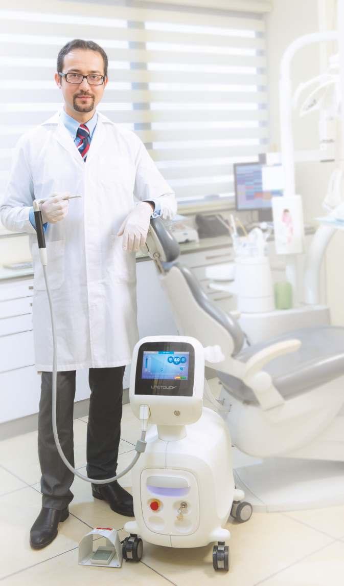 OPINIE DENTYSTÓW, KTÓRZY Z POWODZENIEM STOSUJA, LITETOUCH W PRAKTYCE: "Właściwości lasera LiteTouch umożliwiające zabiegi minimalnie inwazyjne w połączeniu z jego precyzją i zdolnością dezynfekcji